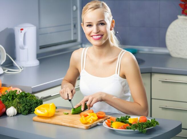 Préparer des aliments diététiques sains pour un corps mince et sain