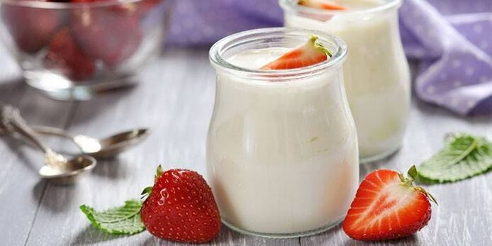 yaourt à la fraise pour maigrir