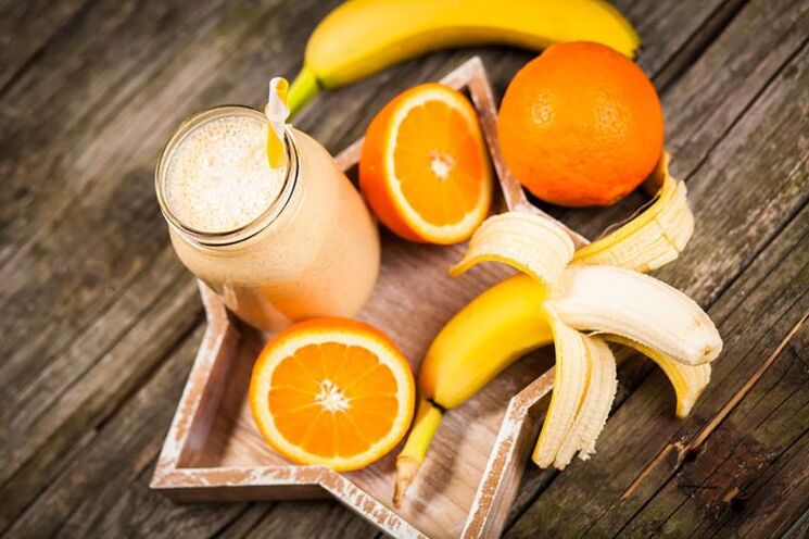 smoothie banane-orange pour perdre du poids